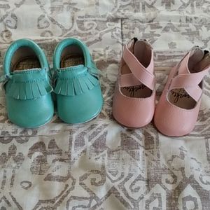 Baby Easter/Spring Leather Mocs, 0-3M